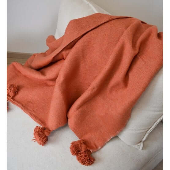 Pompondeken Oranje Copy