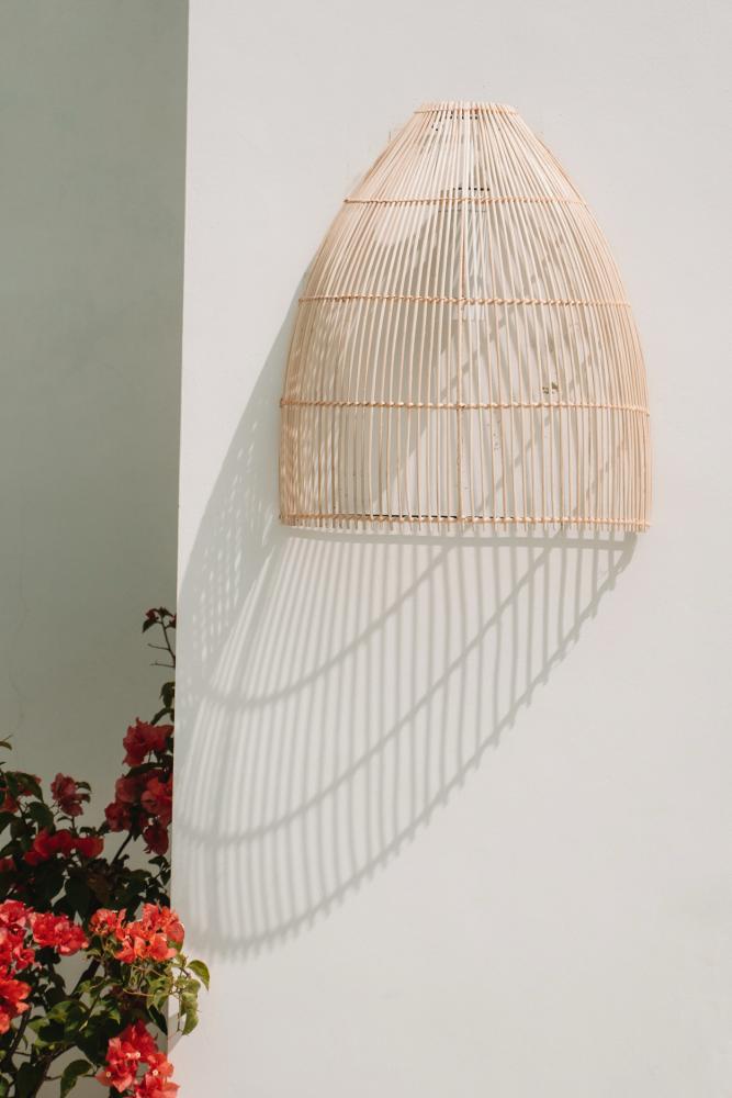 Rotan Wandlamp de Lalo