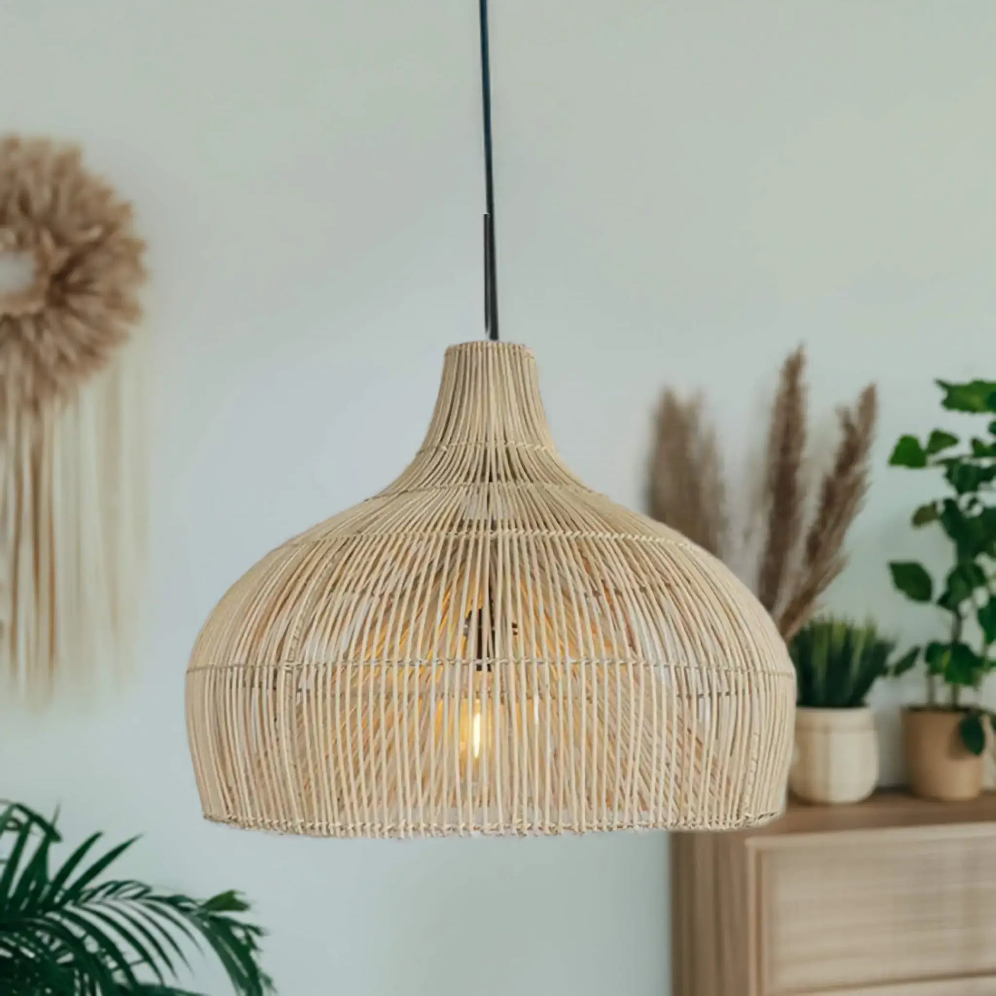 Rotan hanglamp Maggie