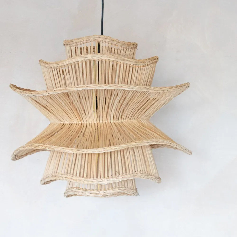 Rotan hanglamp Picasso-Hanglampen-Earthware-Ik Hout ervan.