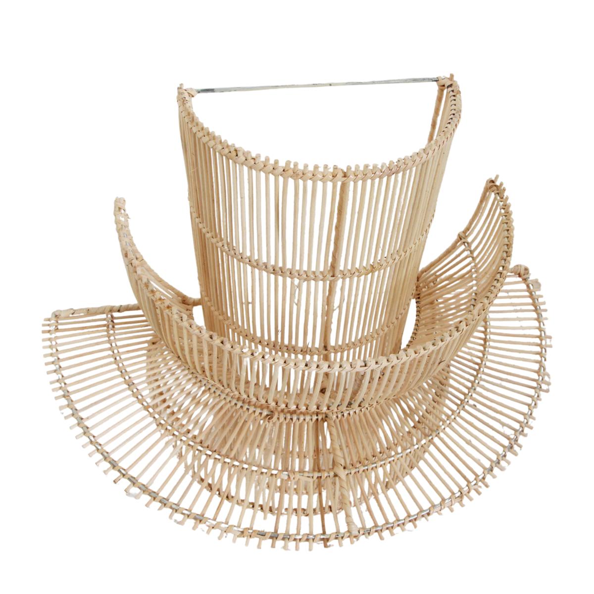 Rotan wandlamp Saturn detail 6