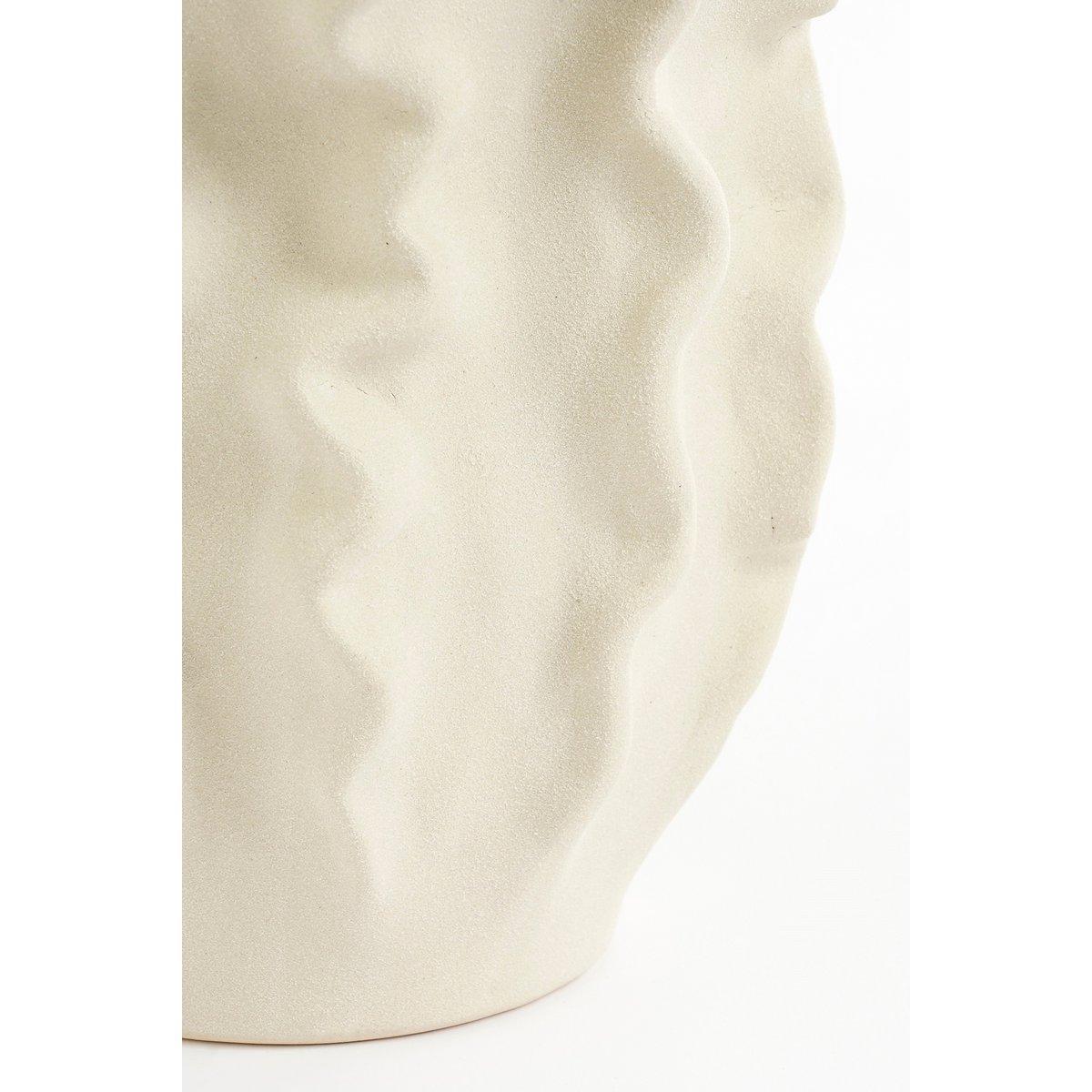 Sierra Vaas - H31 x Ø22 cm - Keramiek - Beige-vazen-Mica Decorations-Ik Hout ervan.