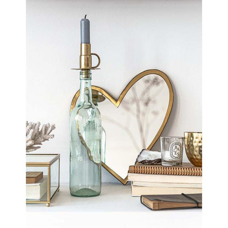 Storage Box Glass with Metal Golden Frame 21x33x9cm-boho musthaves-vtwonen-Ik Hout ervan.