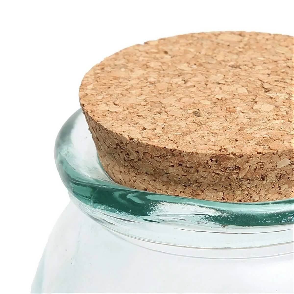 The Belly Glazen Pot - Blauw - S-Bazar Bizar Living-Ik Hout ervan.