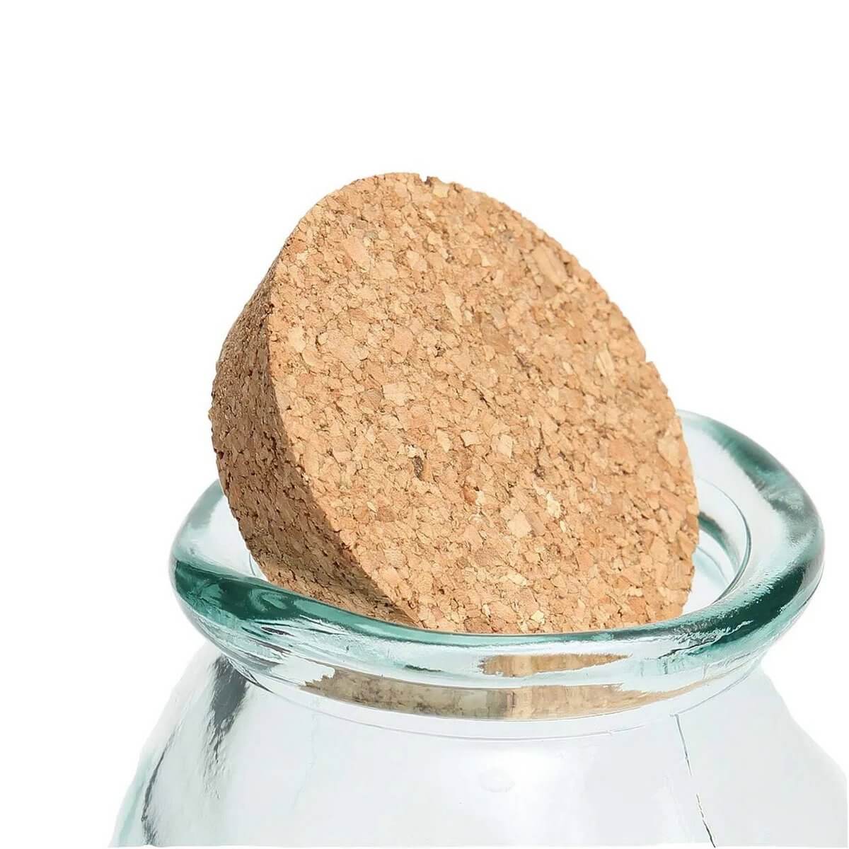 The Belly Glazen Pot - Blauw - S