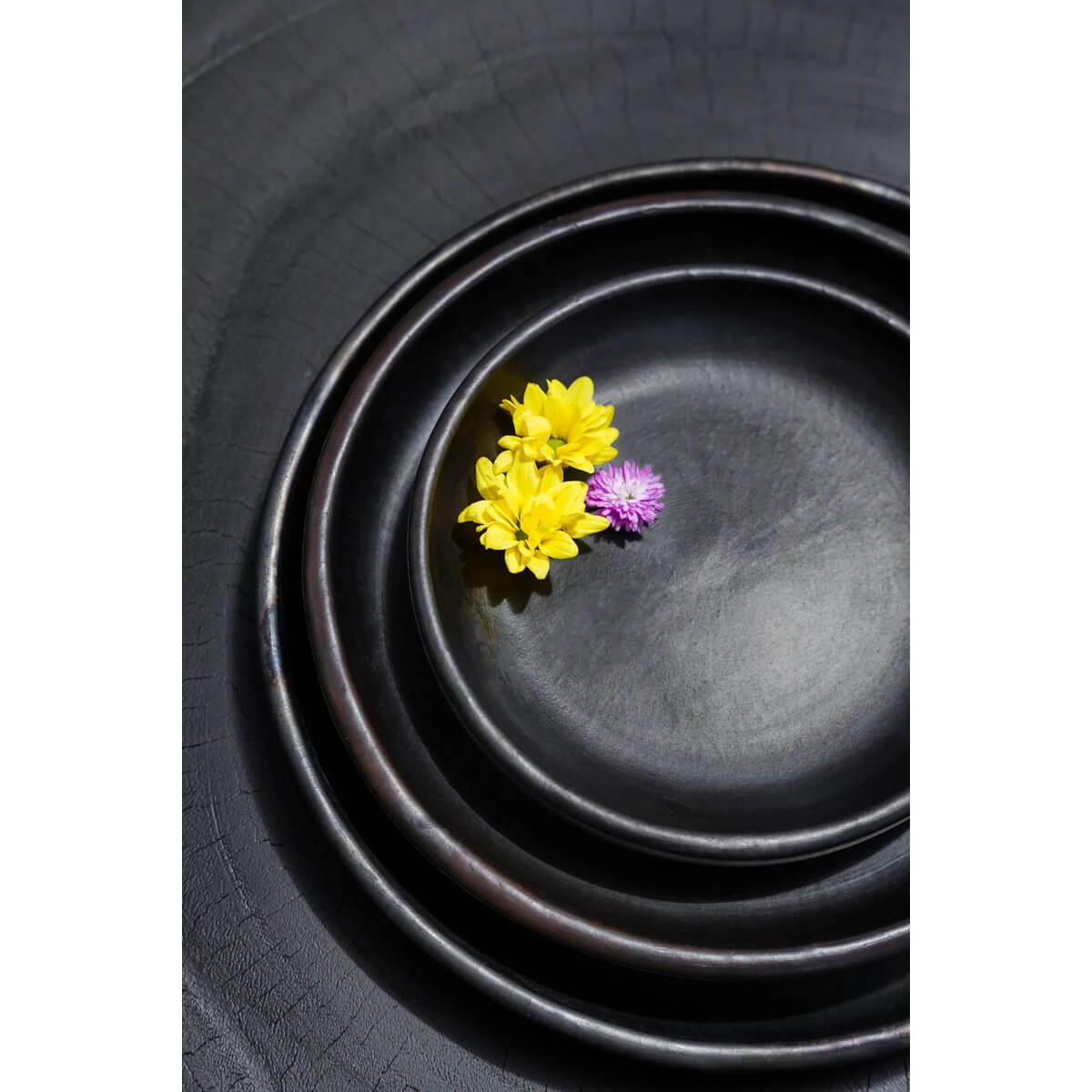 The Burned Classic Plate - Zwart - L.