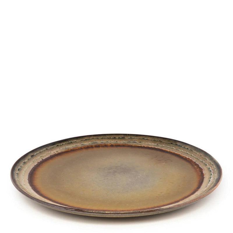 The Comporta Dinner Plate - L - Set van 4-servies comporta-Bazar Bizar Living-Ik Hout ervan.