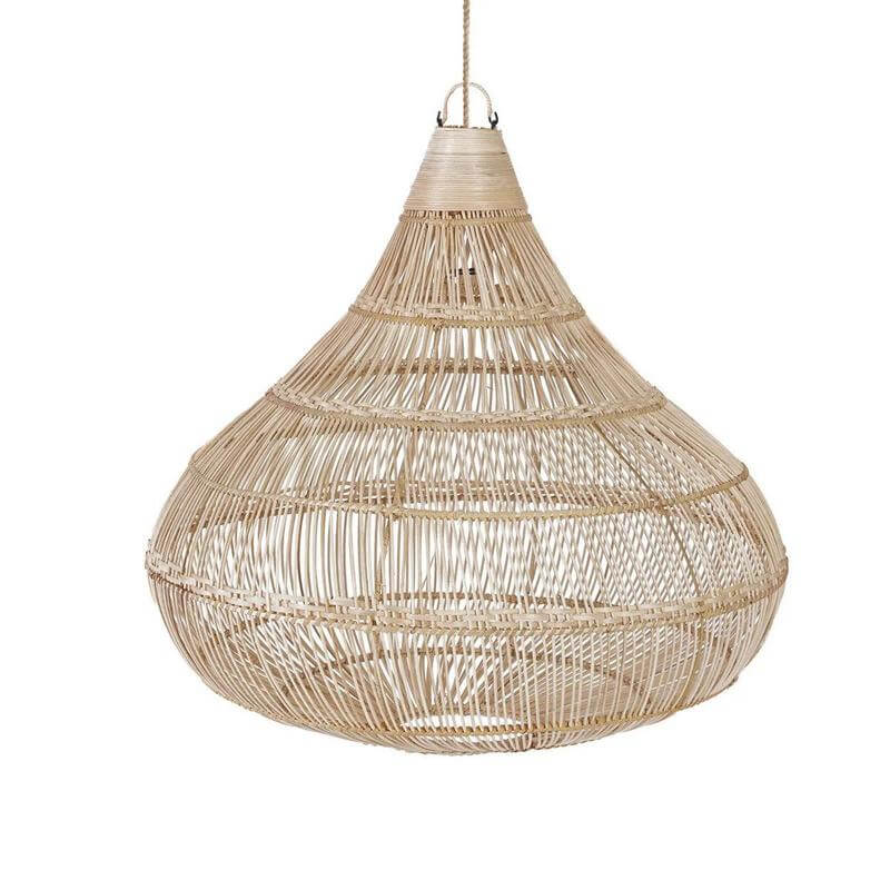 The Drop Hanger - Naturel - M-Hanglampen-Bazar Bizar Living-Ik Hout ervan.