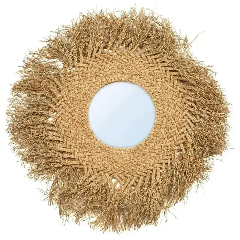 The Early Monday Mirror - Natuurlijk-Ronde spiegels-Bazar Bizar Living-Ik Hout ervan.
