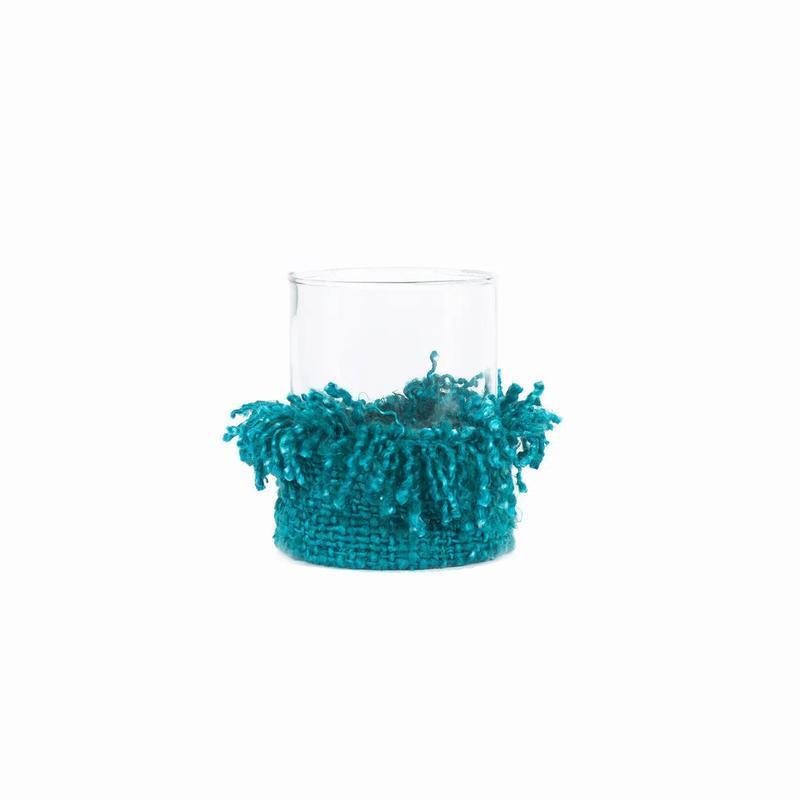 The Oh My Gee Candle Holder - Aqua - L-Ik Hout ervan.-Ik Hout ervan.
