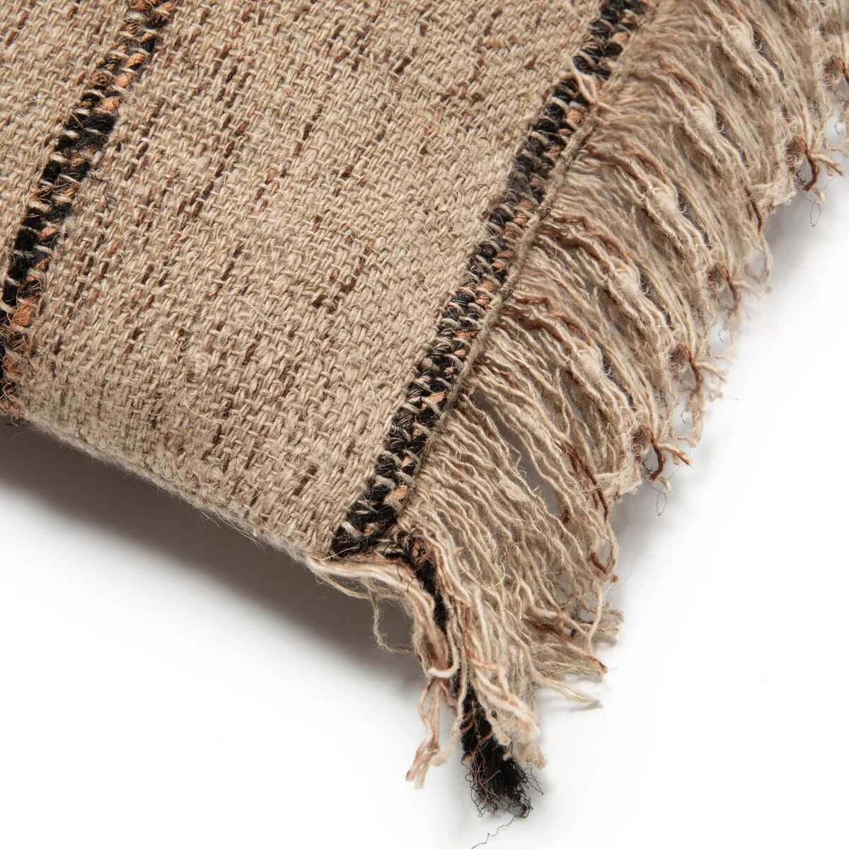 The Oh My Gee Kussenhoes - Beige Zwart - 30x50-Bazar Bizar Living-Ik Hout ervan.