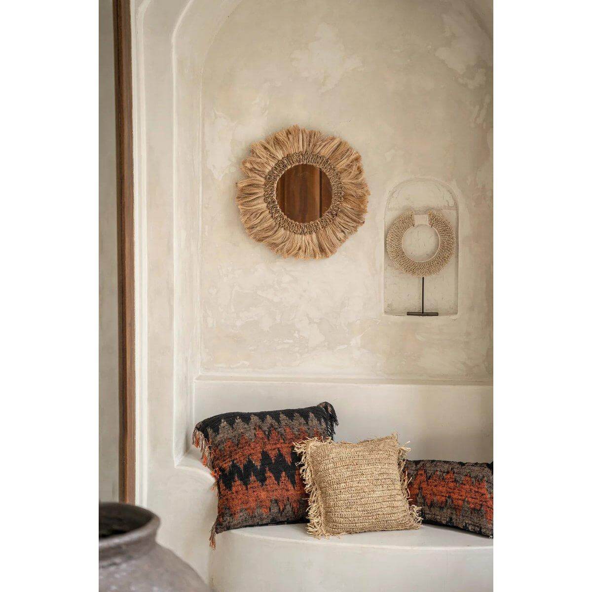 The Oh My Gee Kussenhoes - Zwart Oranje - 60x60-kussens-Bazar Bizar Living-Ik Hout ervan.