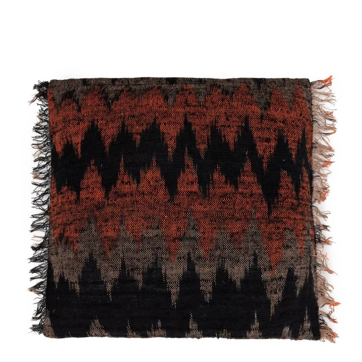 The Oh My Gee Kussenhoes - Zwart Oranje - 60x60-kussens-Bazar Bizar Living-Ik Hout ervan.