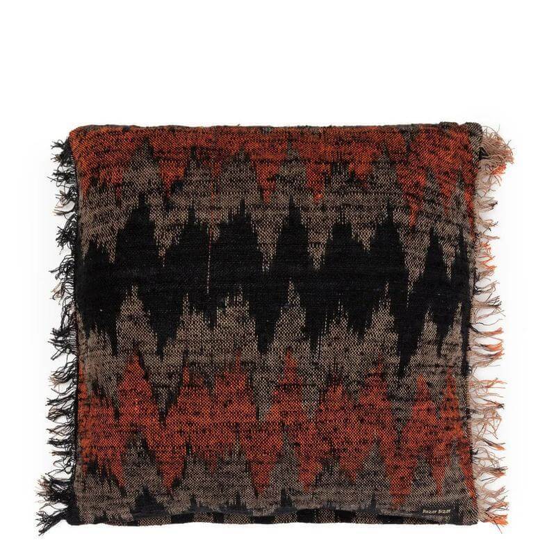 The Oh My Gee Kussenhoes - Zwart Oranje - 60x60-kussens-Bazar Bizar Living-Ik Hout ervan.