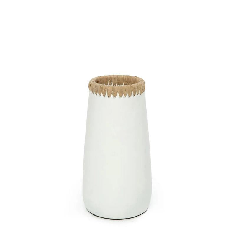 The Sneaky Vaas - Wit - M-vazen-Bazar Bizar Living-Ik Hout ervan.