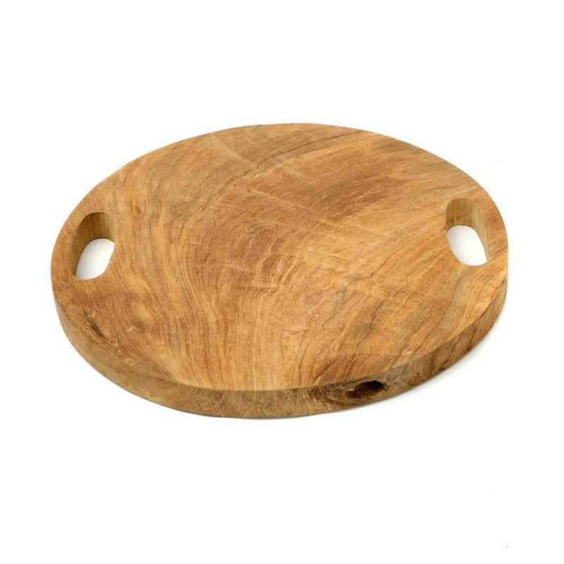 The Teak Root Tray - Naturel - L-Bazar Bizar Living-Ik Hout ervan.