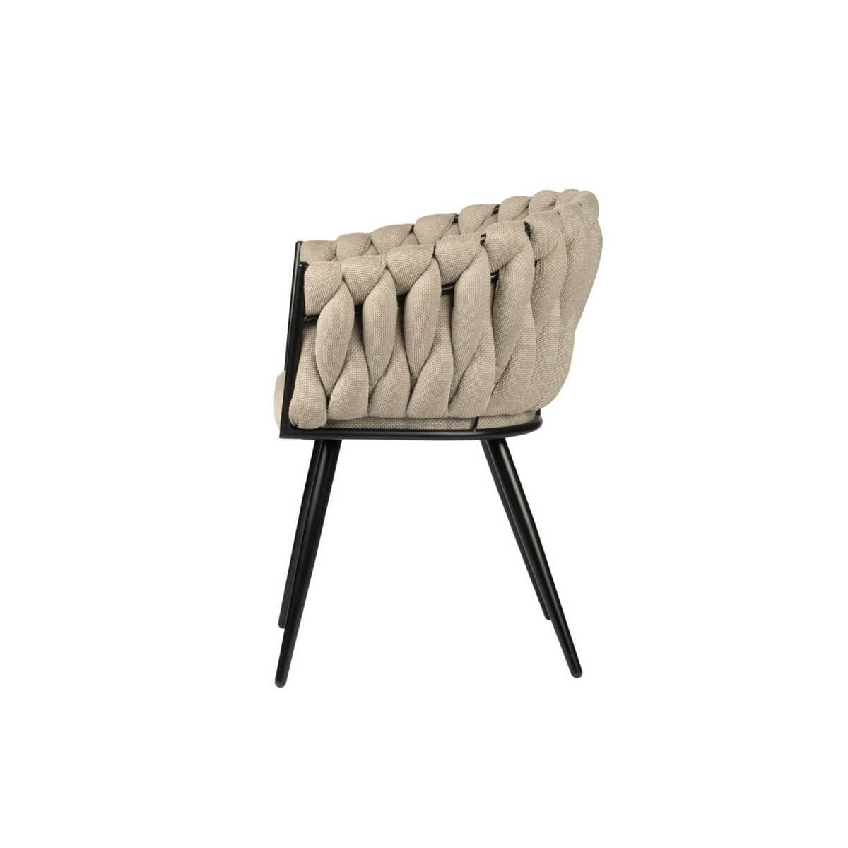 The Wave Chair beige (Set van 2)