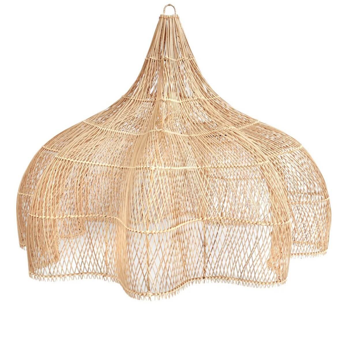 The Whipped hanger - Naturel - XXL-Hanglampen-Bazar Bizar Living-Ik Hout ervan.