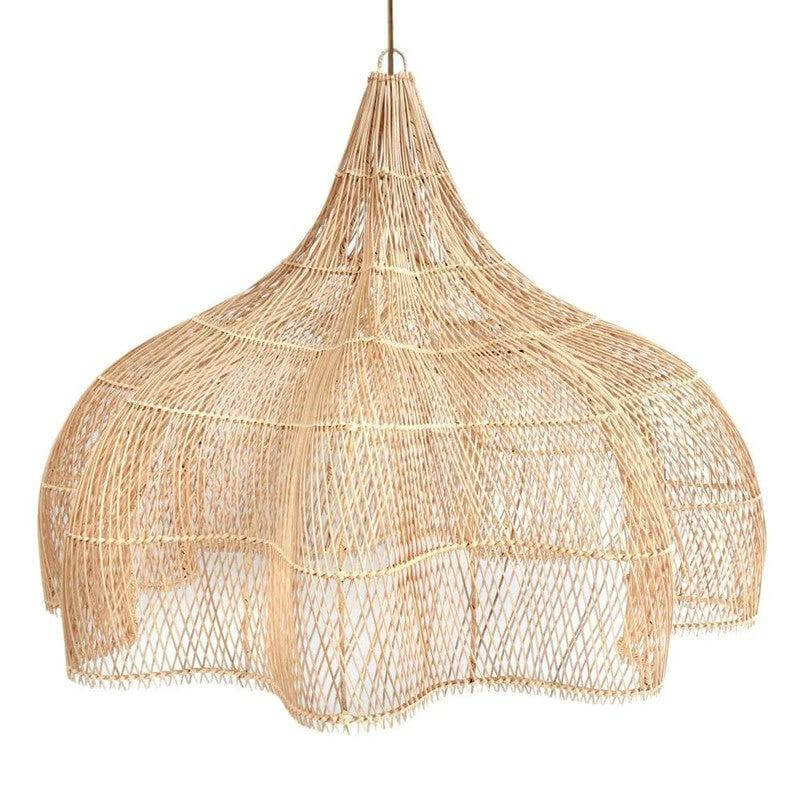 The Whipped hanger - Naturel - XXL-Hanglampen-Bazar Bizar Living-Ik Hout ervan.