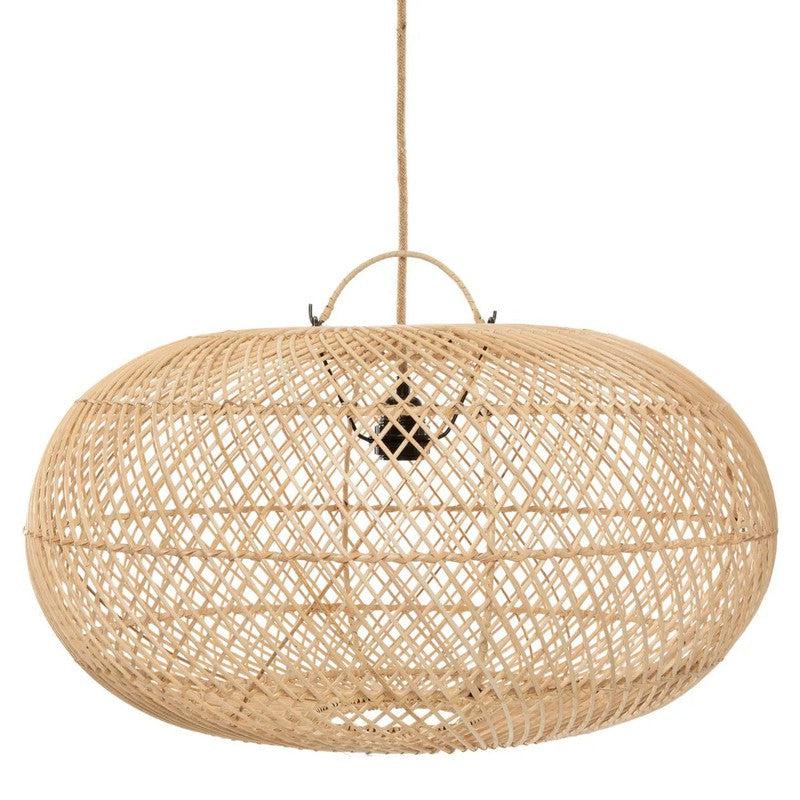 The Wholly Hanger - Naturel - L-Hanglampen-Bazar Bizar Living-Ik Hout ervan.