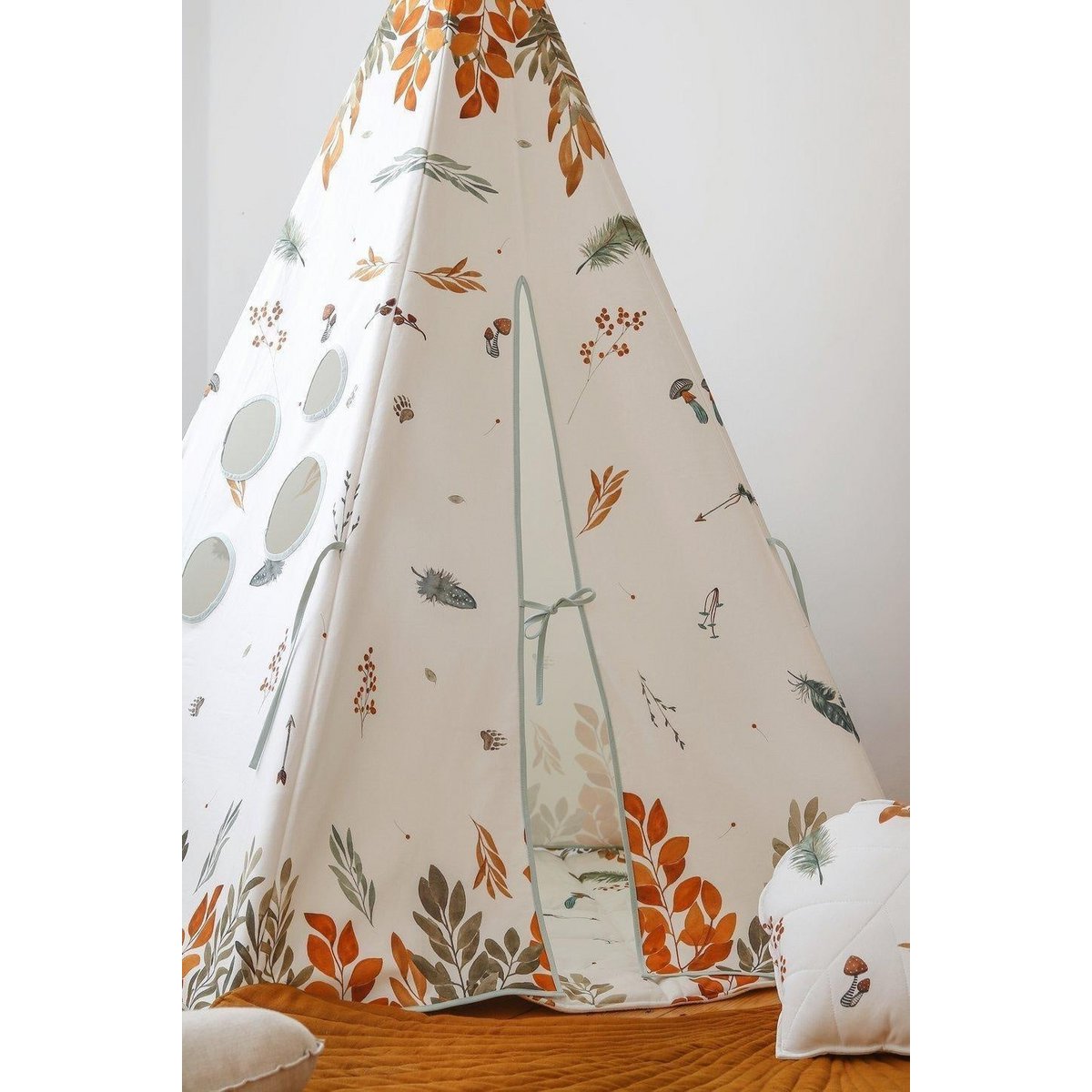 Tipi en mattenset "Forest Friends"-Moi Mili-Ik Hout ervan.