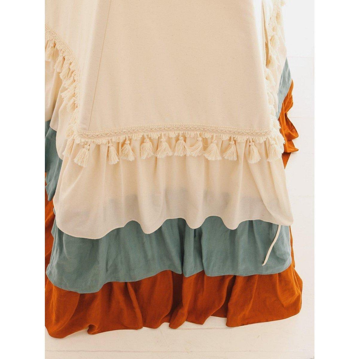 Tipi-tent "Circus" met franjes-Moi Mili-Ik Hout ervan.