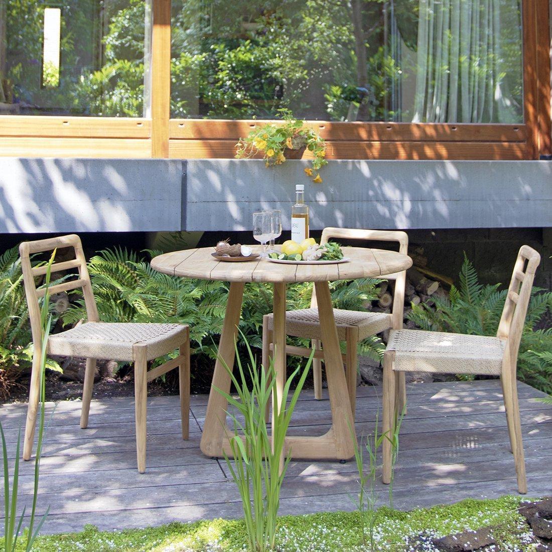 Verano tuintafel Ø 100 cm-tuin tafel-Raw Materials-Ik Hout ervan.