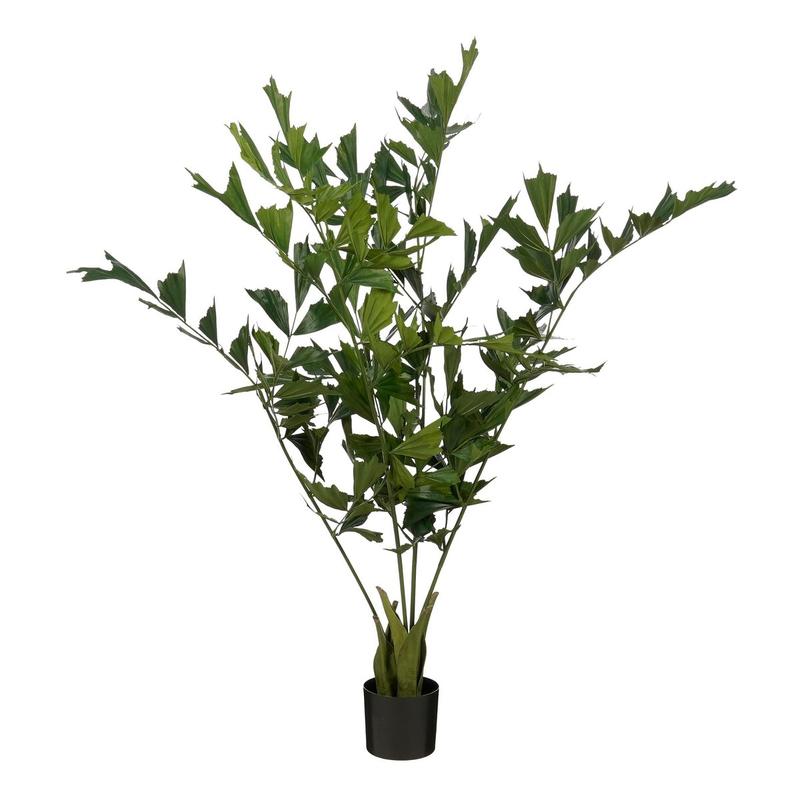 Vissenstaart Palm Kunstplant in Pot - H150 x Ø100 cm - Groen-Mica Decorations-Ik Hout ervan.