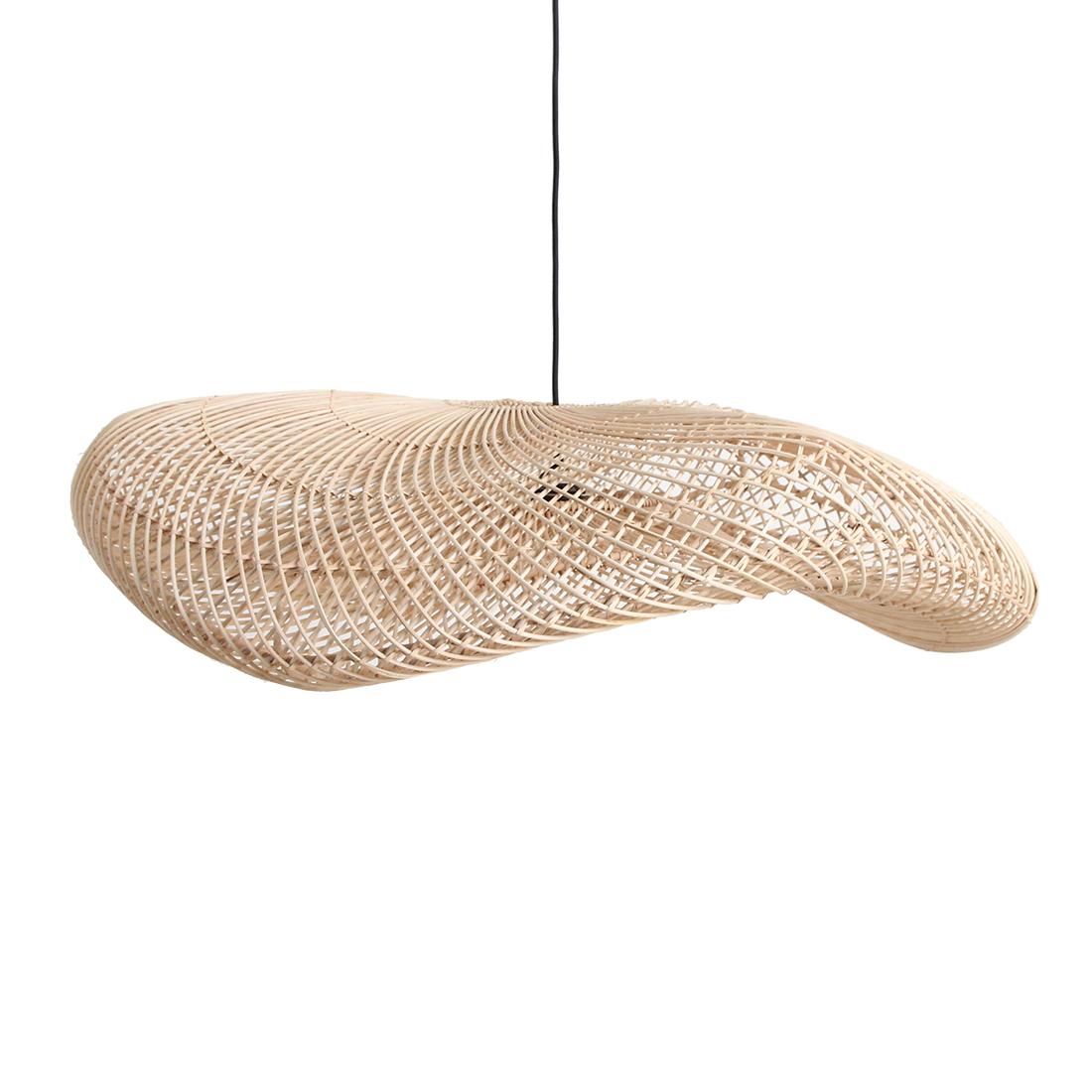 Wave hanglamp naturel XL-Hanglampen-Raw Materials-Ik Hout ervan.