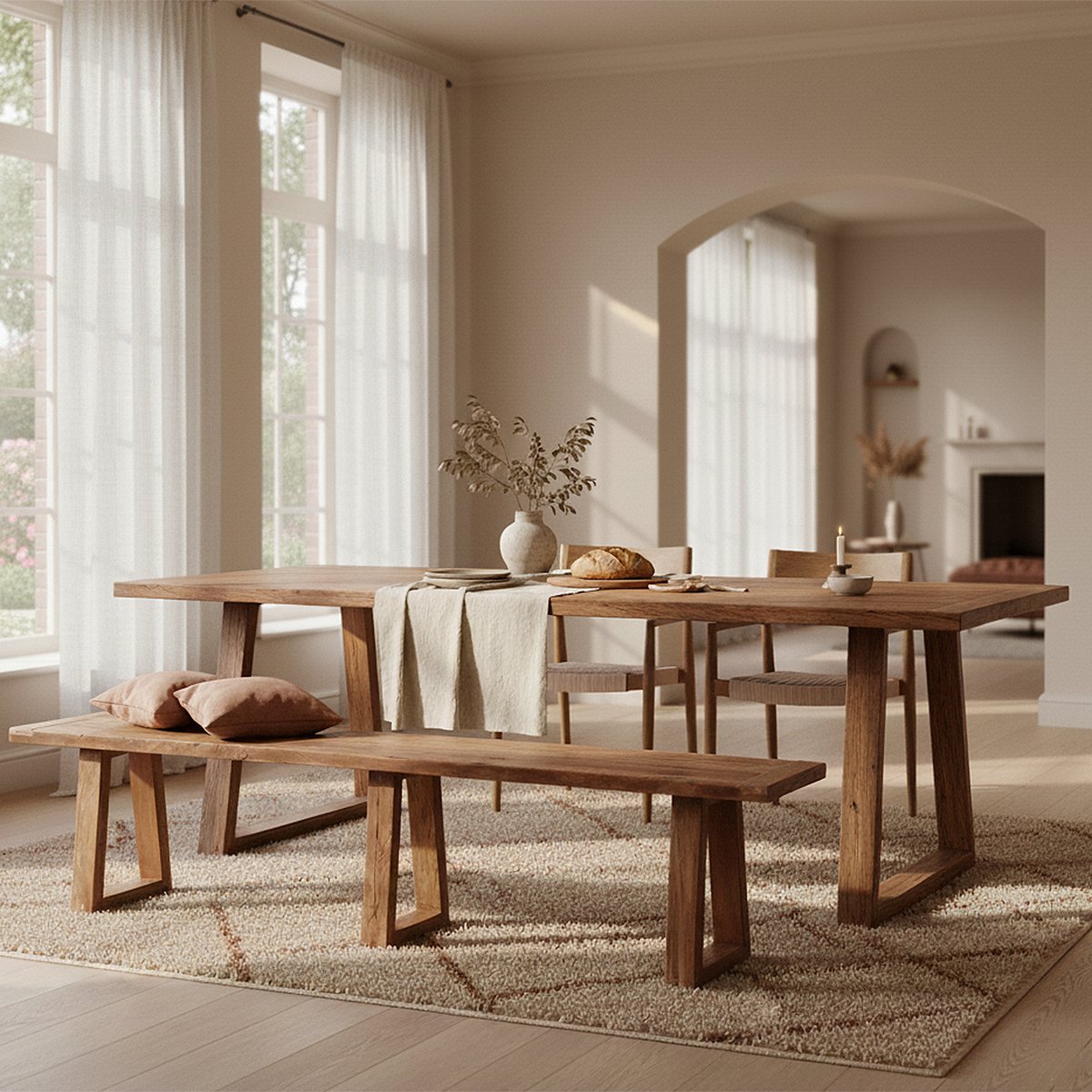 Farmwood eetkamerbank