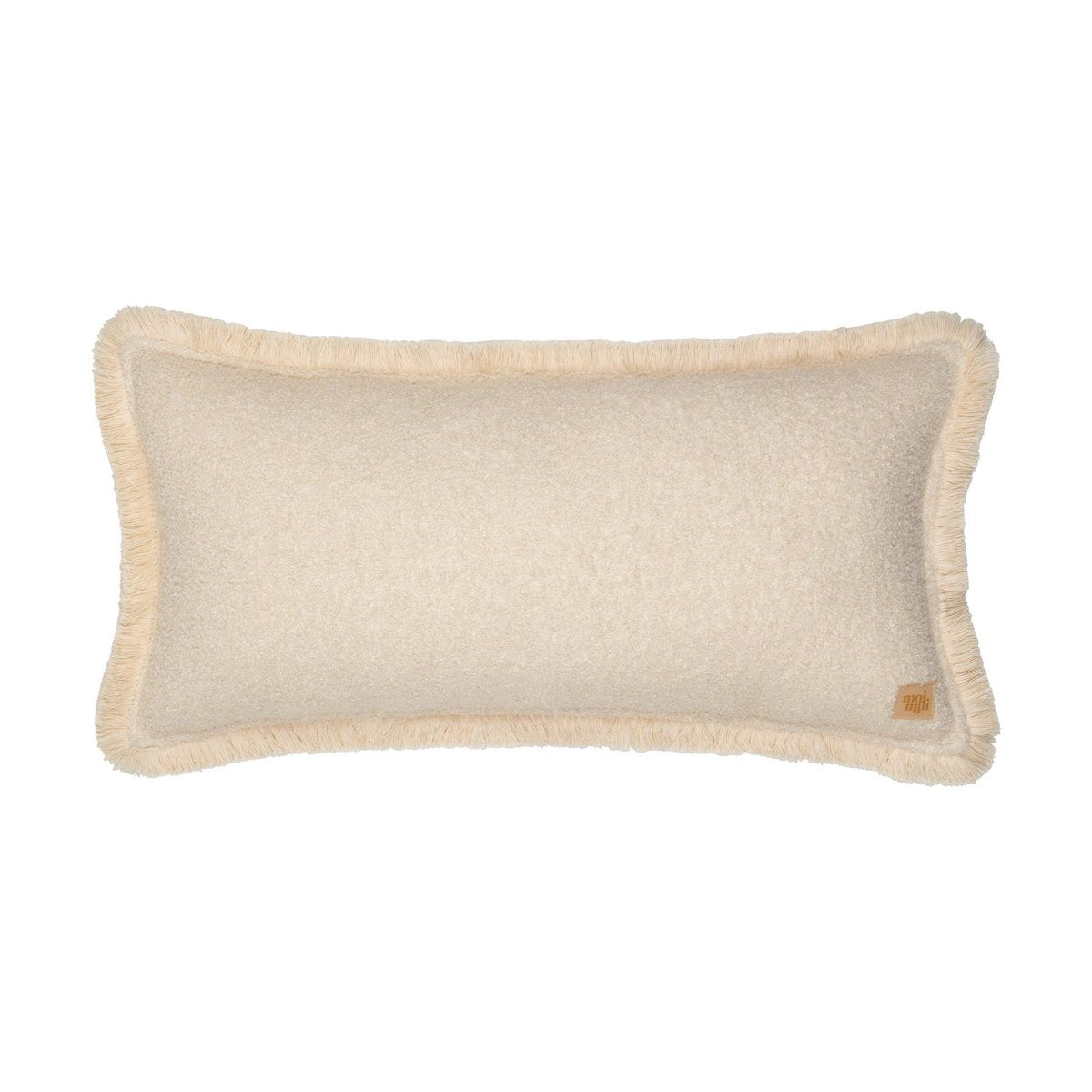 Pluizige bouclé teddybolster met zoom