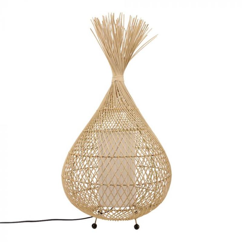 Rotan vloerlamp Ava - Ik Hout ervan.