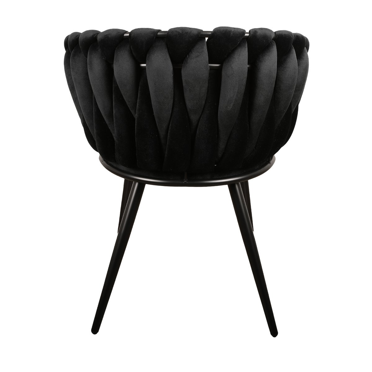 The Wave Chair zwart (Set van 2)-stoelen-Pole To Pole-Ik Hout ervan.